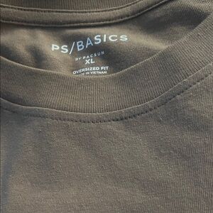 PS / BASICS by PacSun Oversized Fit Tee - Charcoal